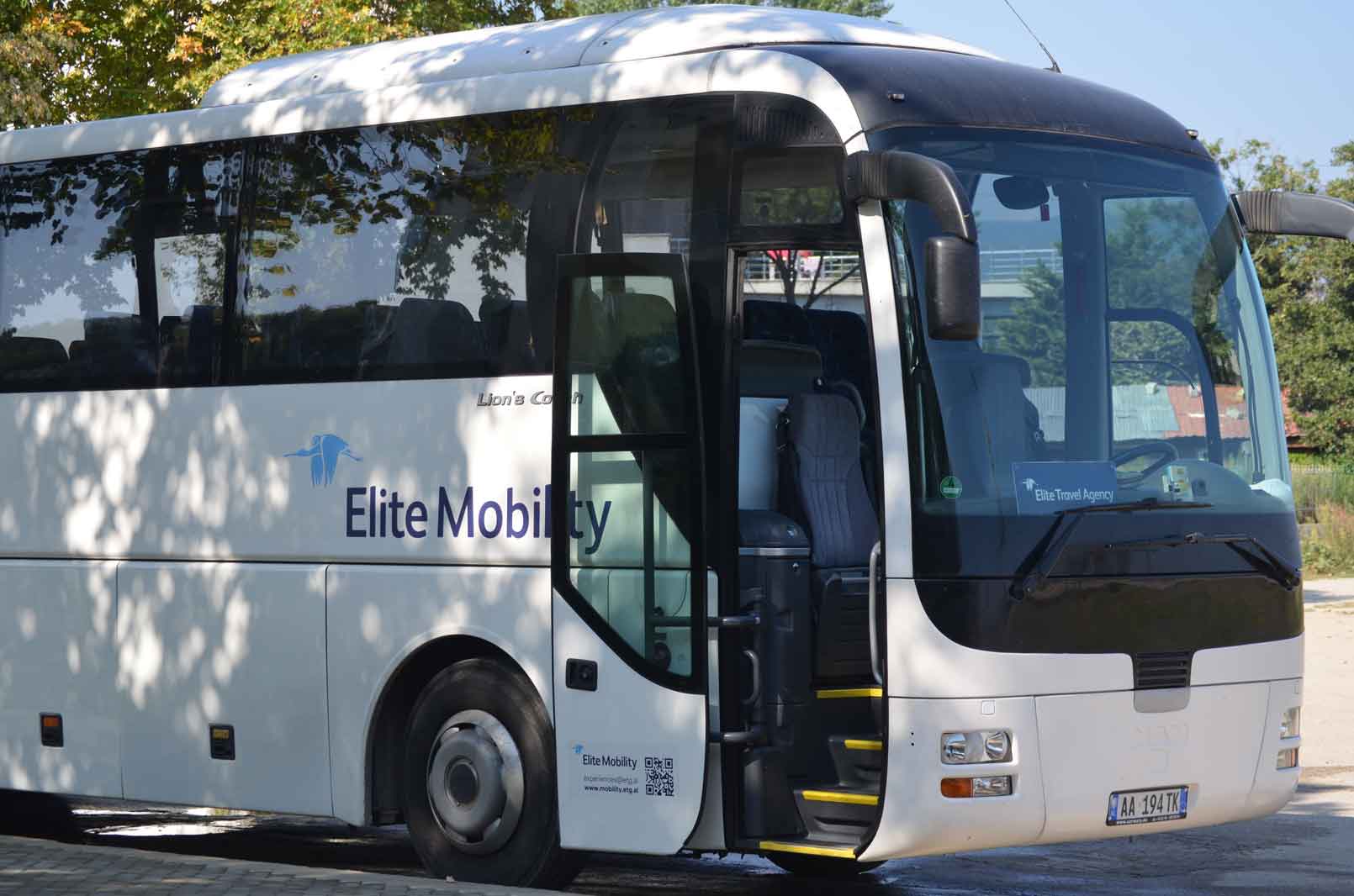 Elite Travel Agency bus