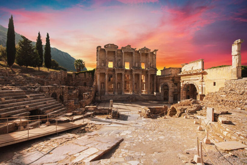 Ephesus-site-from-Cesme-in-Turkey