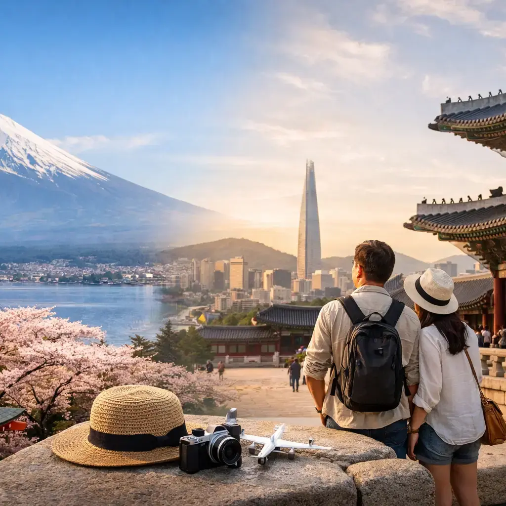 Japonia apo Korea e Jugut - Udhëtim