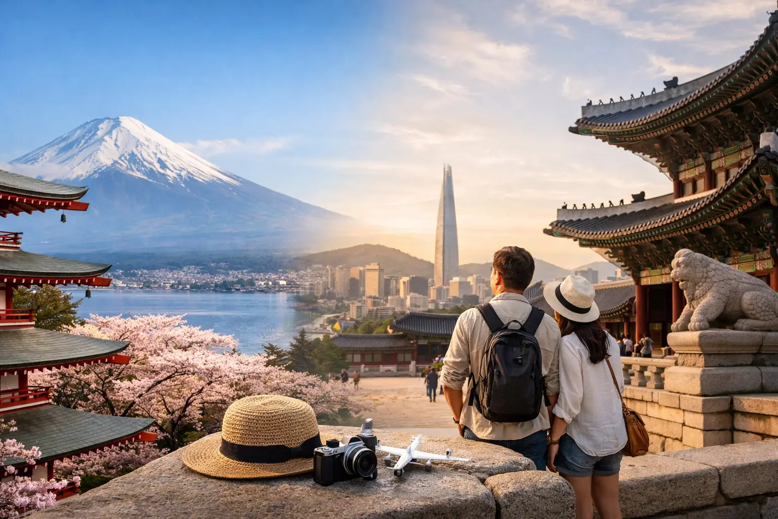 Japonia apo Korea e Jugut - Udhëtim