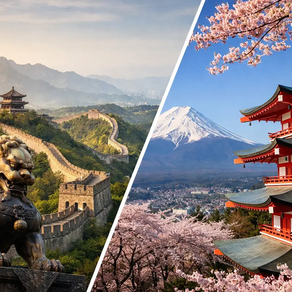Kinë apo Japoni për pushime - cila ju përshtatet?