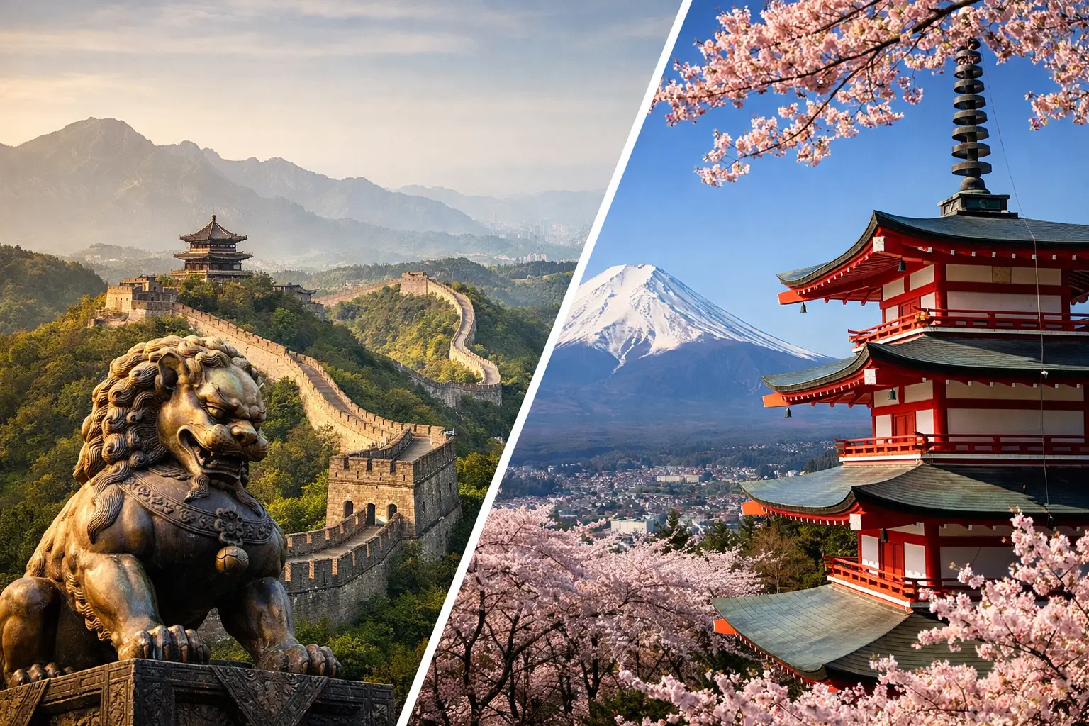 Kinë apo Japoni për pushime - cila ju përshtatet?