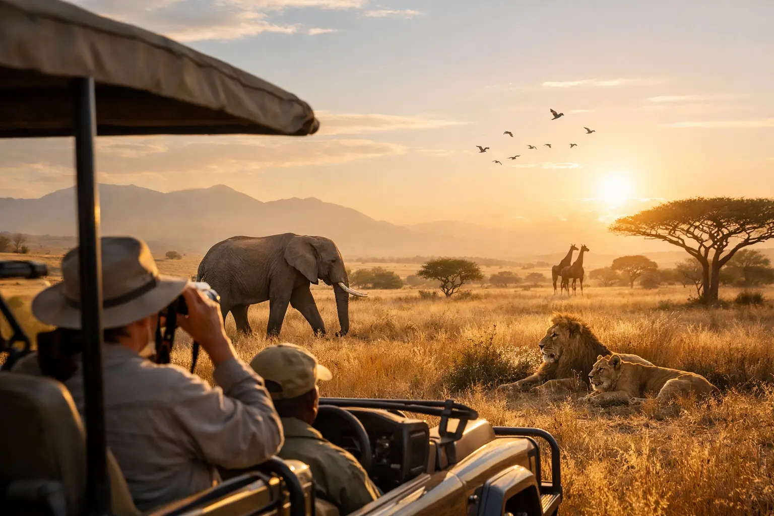 Koha më e mirë për safari në Afrikë