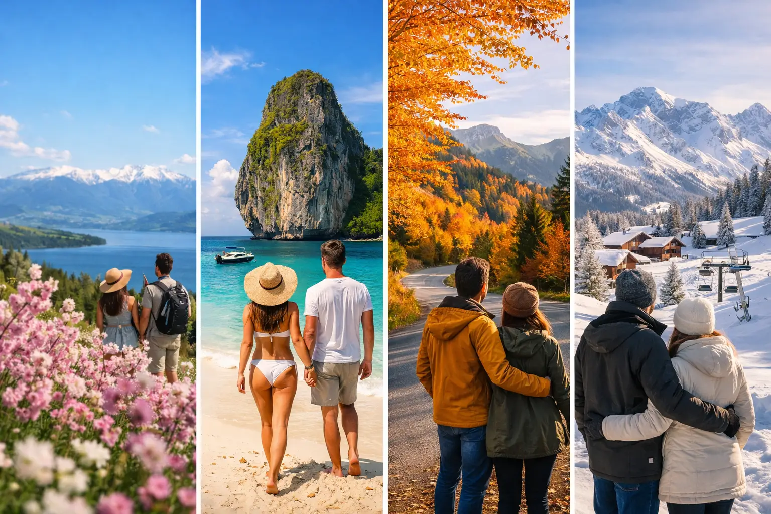 Pranverë, verë, vjeshtë, dimër me Elite Travel