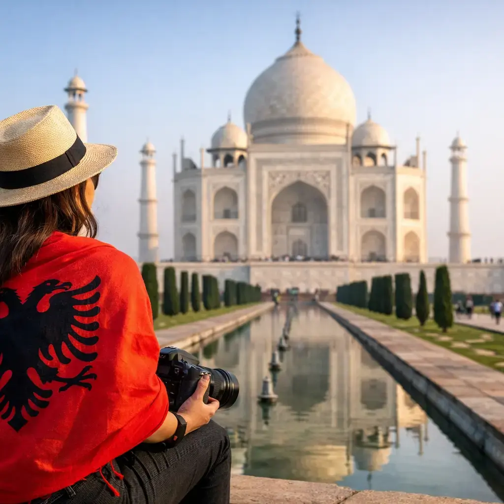 Taj Mahal me guide nga Shqipëria