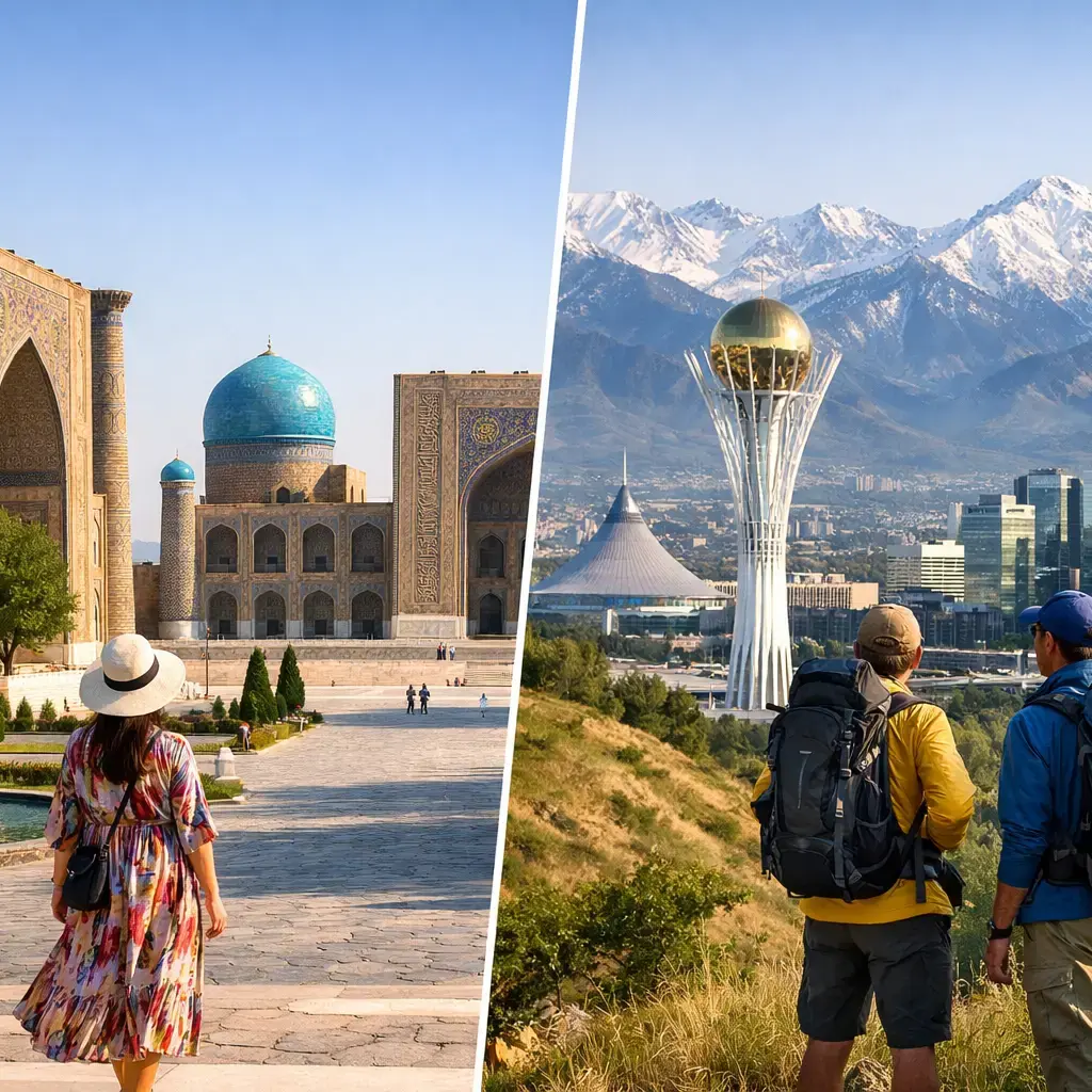 Uzbekistan apo Kazakistan për pushime?